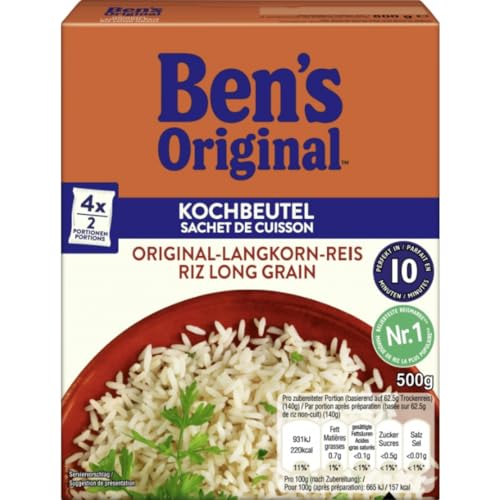 Ben's Original Original-Langkorn-Reis 10 Minuten 500 gramm von Pufai