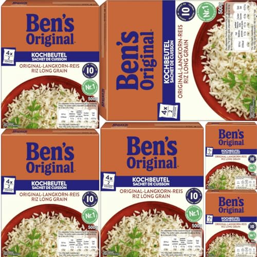 Ben's Original Original-Langkorn-Reis 10 Minuten 500 gramm x 6 Stück von Pufai