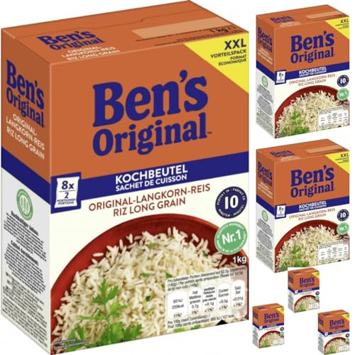 Ben's Original Original-Langkorn-Reis 1000 gramm x 6 Stück von Pufai
