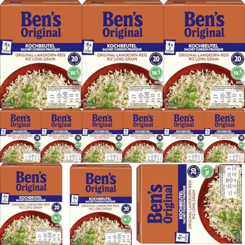 Ben's Original Original-Langkorn-Reis 20 Minuten 500 gramm x 12 Stück von Pufai
