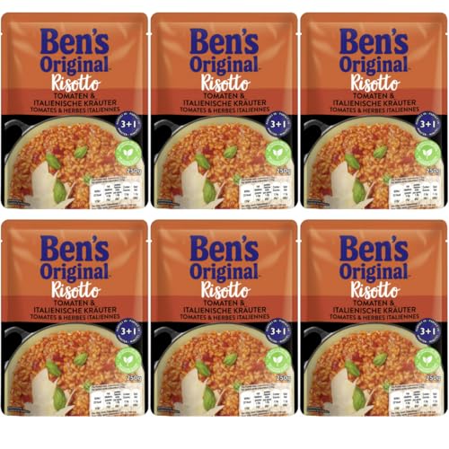 Ben's Original Risotto Tomaten & italienische Kräuter 250 gramm x 6 Stück Ben's Original Risotto Tomaten & italienische Kräuter 250 gramm x 6 Stück von Pufai