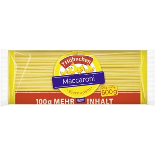 Birkel 7 Hühnchen Eiernudeln Maccaroni Pasta Nudeln Spiralnudeln 600 gramm von Pufai