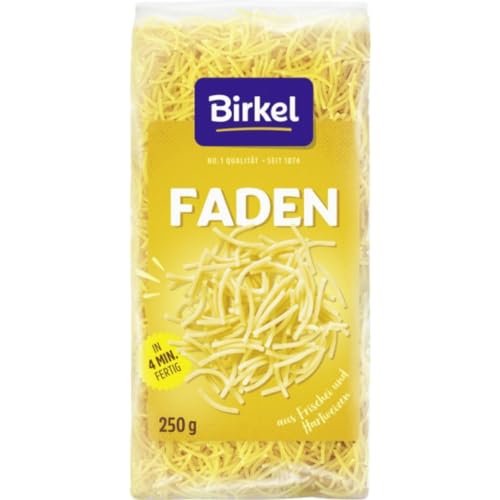 Birkel's No. 1 Faden Pasta Nudeln 250 gramm Birkel's No. 1 Faden Pasta Nudeln 250 gramm von Pufai
