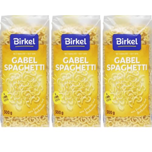 Birkel's No. 1 Gabelspaghetti Pasta Nudeln 500 gramm x 3 Stück von Pufai
