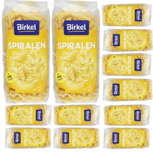 Birkel's No. 1 Spiralen Pasta Nudeln 500 gramm x 12 Stück von Pufai