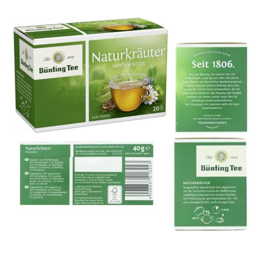 Bünting Tee Naturkräuter Kräutertee 20 x 2 g Bünting Tee Naturkräuter Kräutertee 20 x 2 g von Pufai