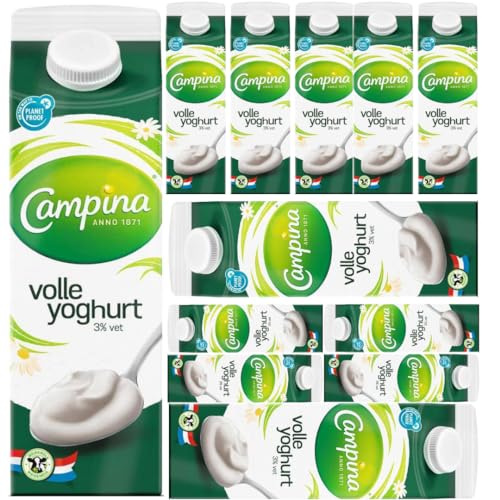 Campina Volljoghurt% 3 Fett 1000 Mililiter x 12 Stück mit Pufai Lebensmittelgeschäft Campina Volljoghurt% 3 Fett 1000 Mililiter x 12 Stück mit Pufai Lebensmittelgeschäft von Pufai