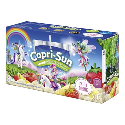 Capri-Sun Elfentrank Bananen-, Apfel-, Zitronen- und Erdbeersaft 200 Milliliter x 10 Stück von Pufai