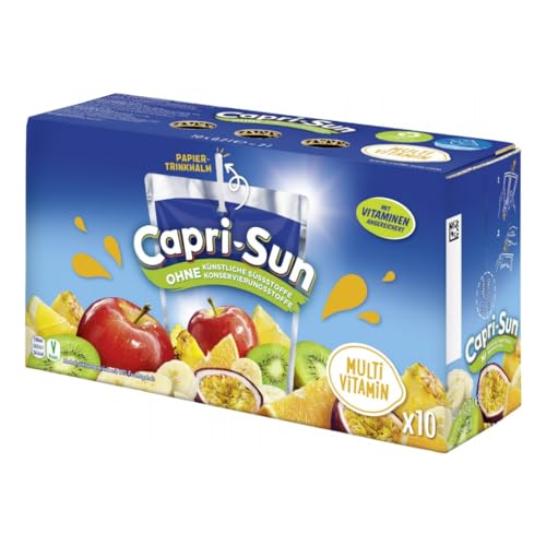Capri-Sun Multivitamin Fruchtsaft 200 Milliliter x 10 Stück von Pufai