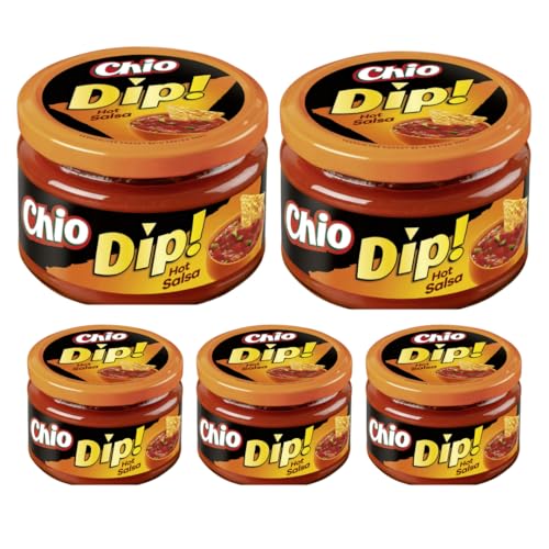 Chio Dip! Hot Salsa Original Lecker Sauce 200 ml X 5 stück von Pufai
