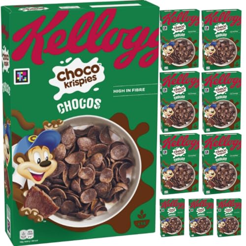 Choco Krispies Chocos Cerealien Muesli Cornflakes 420 gramm x 10 Stück von Pufai