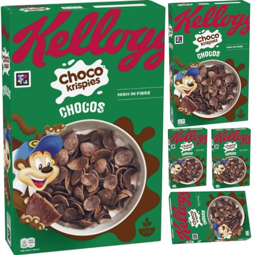 Choco Krispies Chocos Cerealien Muesli Cornflakes 420 gramm x 5 Stück von Pufai