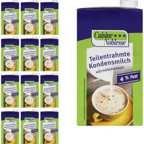 Cuisine Kondensmilch Kaffeetraum 4% Fett im 1000 Mililiter x 12 STÜCK mit Pufai Grocery Gratis Cuisine Kondensmilch Kaffeetraum 4% Fett im 1000 Mililiter x 12 STÜCK mit Pufai Grocery Gratis von Pufai