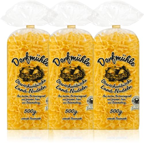 Dorfmühle Bandnudeln schmal pasta nudeln 500 gramm x 3 Stück Dorfmühle Bandnudeln schmal pasta nudeln 500 gramm x 3 Stück von Pufai