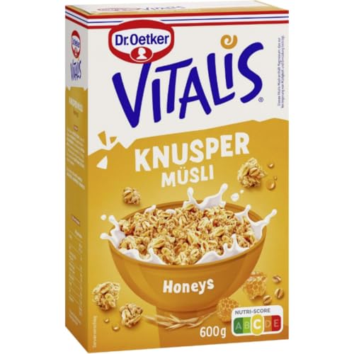Dr. Oetker Vitalis Knusper Müsli Honeys 600 g 1 Packungen von Pufai