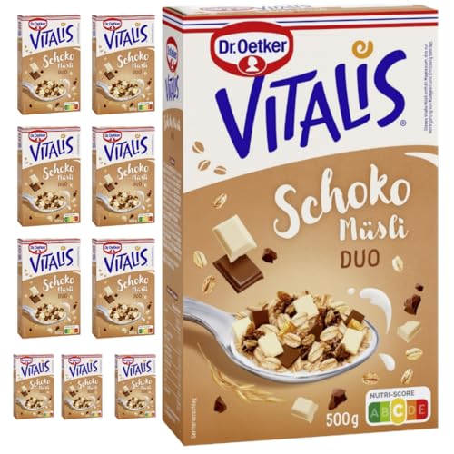 Schoko Duo Müsli Knusper Müsli 500 g X 10 Packungen Schoko Duo Müsli Knusper Müsli 500 g X 10 Packungen von Pufai