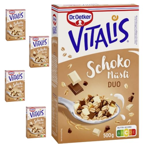 Schoko Duo Müsli Knusper Müsli 500 g X 5 Packungen Schoko Duo Müsli Knusper Müsli 500 g X 5 Packungen von Pufai