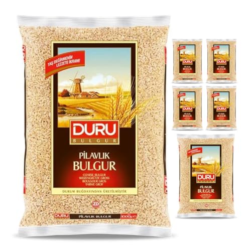 Duru Bulgur für Reis 1000 Gramm x 6 Stück von Pufai