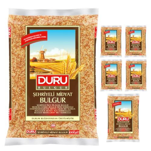 Duru Midyat Bulgur für Reis mit Fadennudeln X 6 Stück Bulgur von Pufai