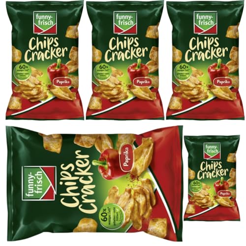 Funny-frisch Chips Cracker Paprika Chips Cracker 90 gramm x 5 Stück Funny-frisch Chips Cracker Paprika Chips Cracker 90 gramm x 5 Stück von Pufai