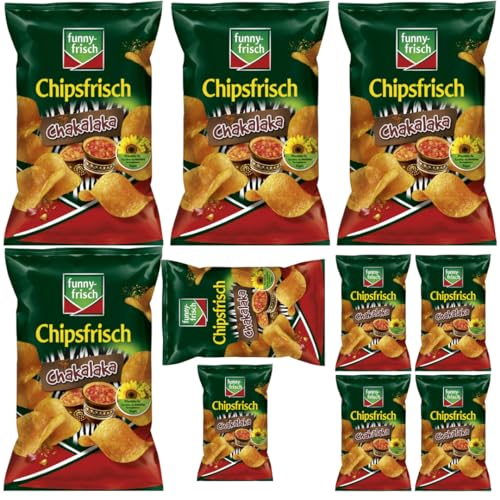 Funny-frisch Chipsfrisch Chakalaka Chips Cracker 150 gramm x 10 Stück von Pufai