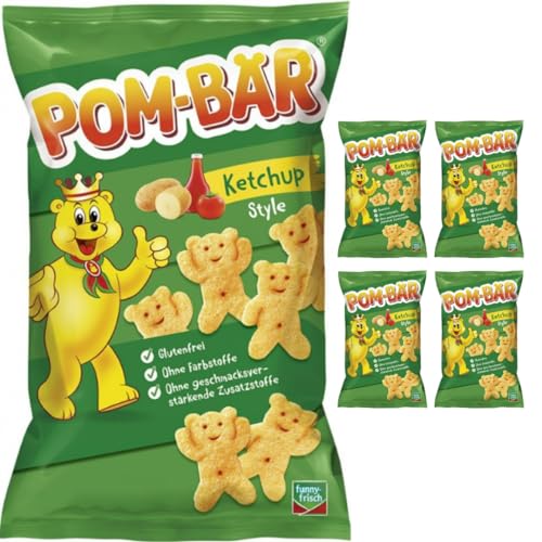 Funny-frisch Pom-Bär Ketchup Style Chips Cracker 75 gramm x 5 Stück Funny-frisch Pom-Bär Ketchup Style Chips Cracker 75 gramm x 5 Stück von Pufai