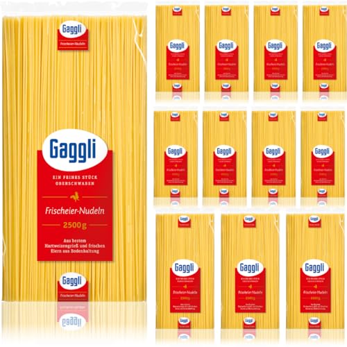 Gaggli Spaghetti pasta nudeln 2500 gramm x 12 Stück Gaggli Spaghetti pasta nudeln 2500 gramm x 12 Stück von Pufai