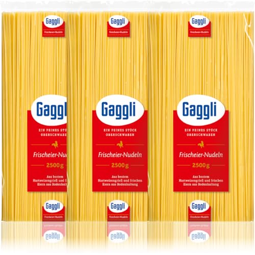 Gaggli Spaghetti pasta nudeln 2500 gramm x 3 Stück von Pufai