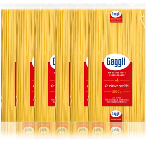 Gaggli Spaghetti pasta nudeln 2500 gramm x 6 Stück von Pufai