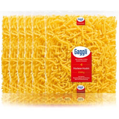 Gaggli Spiralen pasta nudeln 2500 gramm x 6 Stück Gaggli Spiralen pasta nudeln 2500 gramm x 6 Stück von Pufai