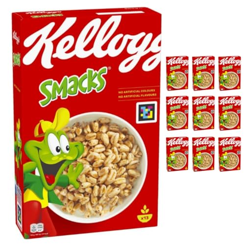 Getreide Cornflakes Smacks 400 g x 10 Stück Getreide Cornflakes Smacks 400 g x 10 Stück von Pufai