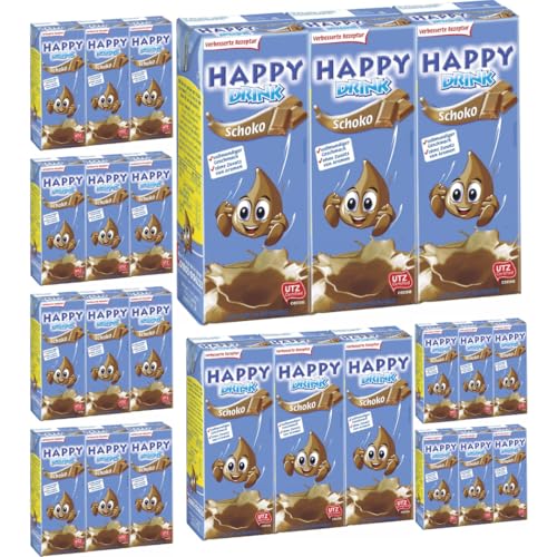 Happy Kiddis Drink Schoko Kakao milch Kakaomilchgetränk 200 Mililiter x 24 Dose Mit Pufai Grocery Happy Kiddis Drink Schoko Kakao milch Kakaomilchgetränk 200 Mililiter x 24 Dose Mit Pufai Grocery von Pufai