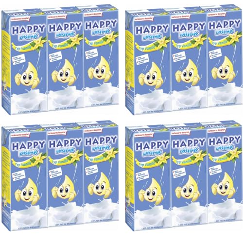 Happy Kiddis Drink Vanille milch Vanillegetränk 200 Mililiter x 12 Dose Mit Pufai Grocery Happy Kiddis Drink Vanille milch Vanillegetränk 200 Mililiter x 12 Dose Mit Pufai Grocery von Pufai