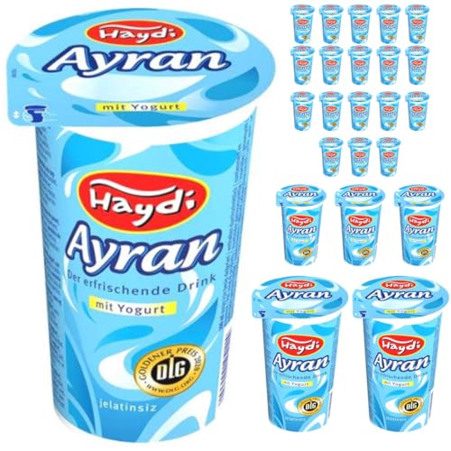 Haydi, Joghurtgetränk Ayran anatolischer Joghurt-Drink Nach Anatolischer Art, Sonderproduktionsgetränk 250 Mililiter x 24er Haydi, Joghurtgetränk Ayran anatolischer Joghurt-Drink Nach Anatolischer Art, Sonderproduktionsgetränk 250 Mililiter x 24er von Pufai