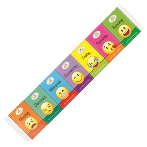 Heidel Emoticons Täfelchen Schokolade 52 Gramm von Pufai