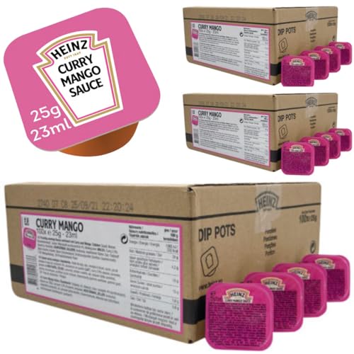 Heinz Curry Mango Sauce 300 Portionen x 23 Mililiter + Pufai Heinz Curry Mango Sauce 300 Portionen x 23 Mililiter + Pufai von Pufai