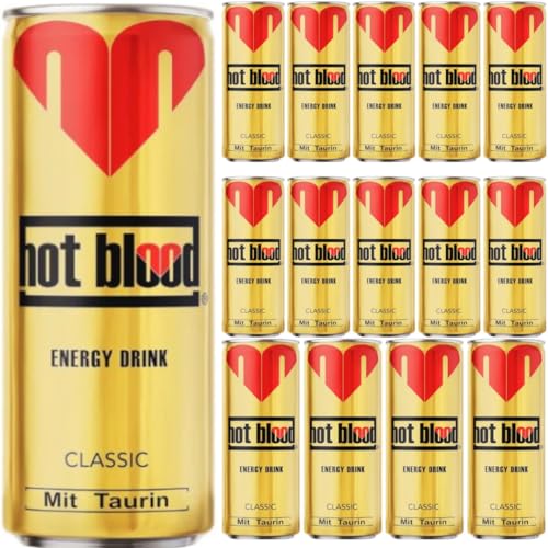 Hot Blood Energiegetränk Energy Drink Classic 330 ML x 15 Stück Hot Blood Energiegetränk Energy Drink Classic 330 ML x 15 Stück von Pufai