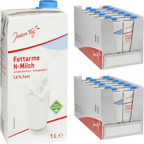 Jeden Tag H-Milch 1,5% 1 l x 24 Stück Jeden Tag H-Milch 1,5% 1 l x 24 Stück von Pufai