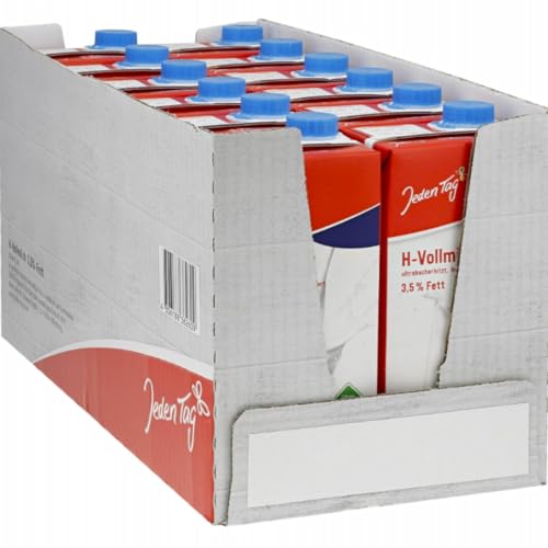 Jeden Tag H-Milch 3,5% 1 L x 12 Stück mit Pufai Gratisgeschenk Jeden Tag H-Milch 3,5% 1 L x 12 Stück mit Pufai Gratisgeschenk von Pufai