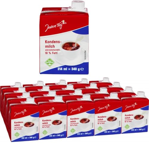 Jeden Tag Kondensmilch Kaffeetraum 10% Fett im 320 Mililiter x 20 STÜCK mit Pufai Grocery Gratis Jeden Tag Kondensmilch Kaffeetraum 10% Fett im 320 Mililiter x 20 STÜCK mit Pufai Grocery Gratis von Pufai
