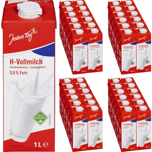 Jeden Tag haltbare milch H-Vollmilch 3,5% Fett 1000 Mililiter x 48 STÜCK mit Pufai Grocery Jeden Tag haltbare milch H-Vollmilch 3,5% Fett 1000 Mililiter x 48 STÜCK mit Pufai Grocery von Pufai