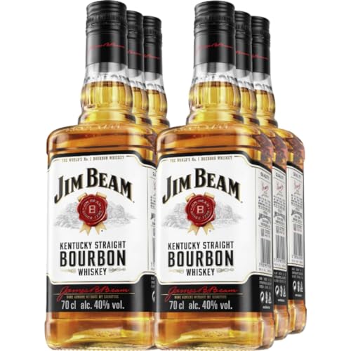 Jim Beam Kentucky Straight Bourbon Whiskey 700 MILLIMETER X 6 STÜCK von Pufai