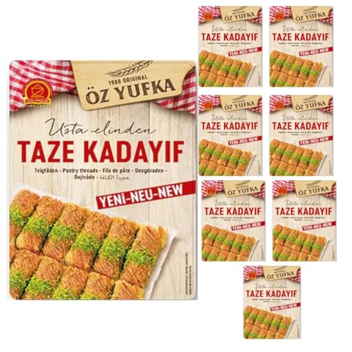 Kadayıf Teigfäden hauchdünn taze kadayıf 400 g x 8 Stück Kadayıf Teigfäden hauchdünn taze kadayıf 400 g x 8 Stück von Pufai