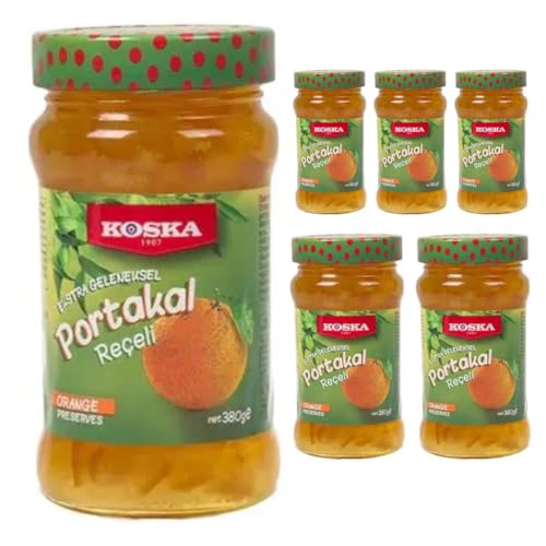 Koska, Orangenmarmelade 380 gr x 6 Stück Koska, Orangenmarmelade 380 gr x 6 Stück von Pufai