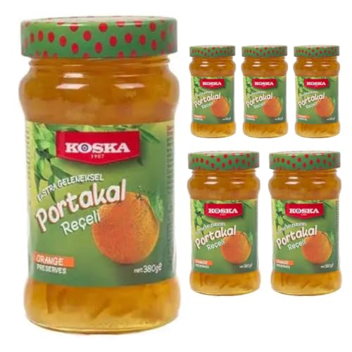 Koska, Orangenmarmelade 380 gr x 6 Stück von Pufai