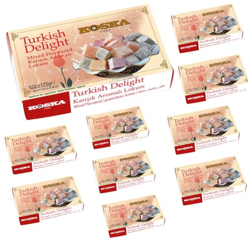 Koska, gemischt aromatisierter Mini-Türkischer Genuss Türkische Süßwarenspezialität 125 gr x 10 Stück Koska, gemischt aromatisierter Mini-Türkischer Genuss Türkische Süßwarenspezialität 125 gr x 10 Stück von Pufai
