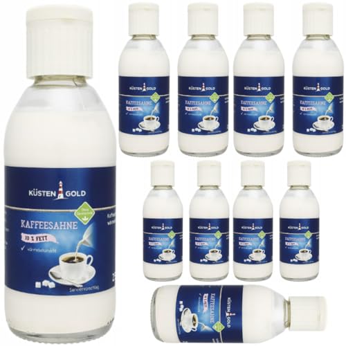 Küstengold Kaffeesahne 10% Fett 250 gramm x 10 STÜCK Küstengold Kaffeesahne 10% Fett 250 gramm x 10 STÜCK von Pufai