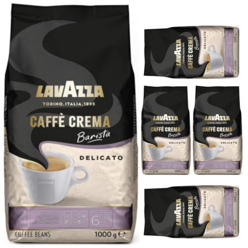 Lavazza Barista Caffe Crema Delicato ganze Bohnen Bohne Bohnen Coffee Kaffee 1000 gramm x 5 STÜCK Lavazza Barista Caffe Crema Delicato ganze Bohnen Bohne Bohnen Coffee Kaffee 1000 gramm x 5 STÜCK von Pufai