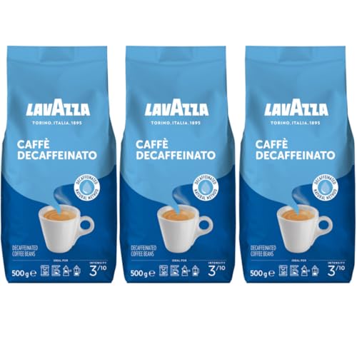 Lavazza Caffe Crema Decaffeinato Bohne Bohnen Coffee Kaffee 500 gramm x 3 STÜCK von Pufai