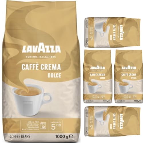 Lavazza Caffe Crema Dolce Bohne Bohnen Coffee Kaffee 1000 gramm x 5 STÜCK Lavazza Caffe Crema Dolce Bohne Bohnen Coffee Kaffee 1000 gramm x 5 STÜCK von Pufai